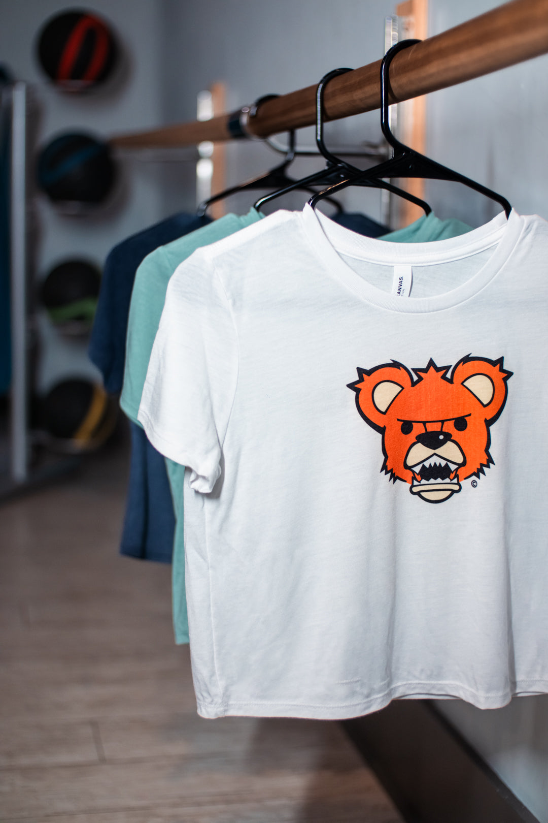 Garbear Fitness Crop Top | Series 1 | White