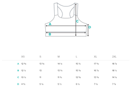 Garbear Fitness Padded Sports Bra | Series 1 | Version 2