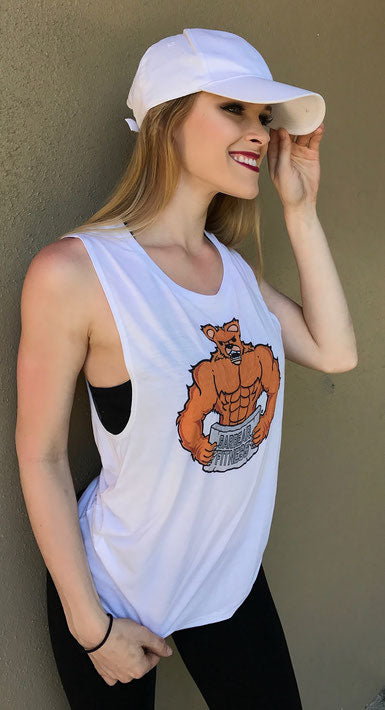 Garbear Fitness Women's Tank | Series 1 | White