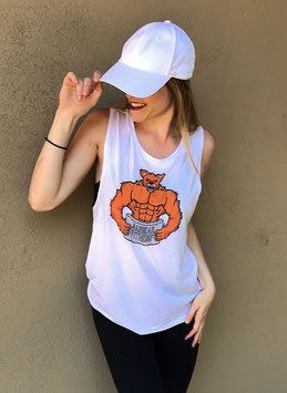 Garbear Fitness Women's Tank | Series 1 | White
