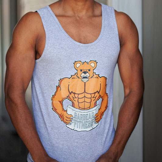 Garbear Fitness | Men's Tanks | Series 2 | Grey