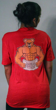 Garbear Fitness | Original Fitted T Shirt | Series 2 - Heather Red
