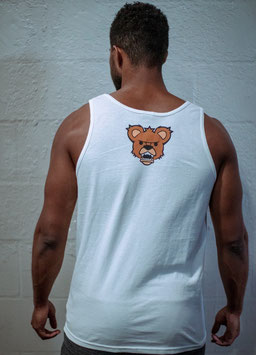 Garbear Fitness | Men's Tank | Series 3 - White