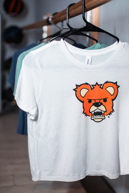 Garbear Fitness Crop Top | Series 1 | White