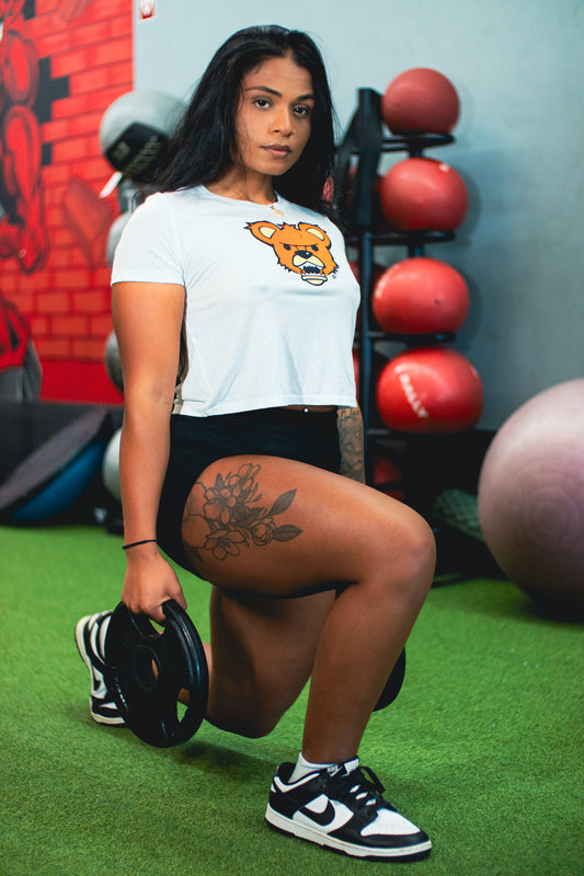 Garbear Fitness Crop Top | Series 1 | White