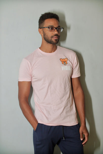 Garbear Fitness | Original Fitted T Shirt - Pink