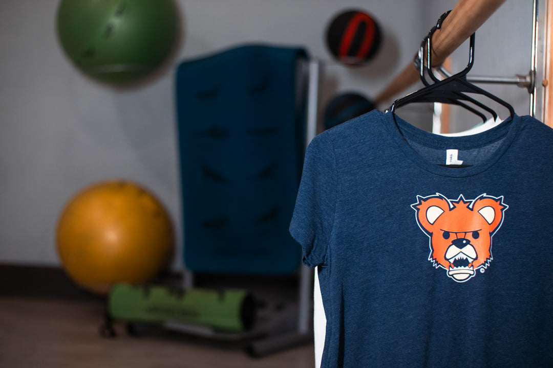 Garbear Fitness Crop Top | Series 1 | Navy Blue