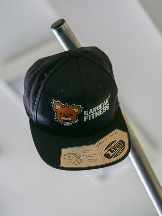 Garbear Fitness Embroidered Snap Backs | Series 1 | Black