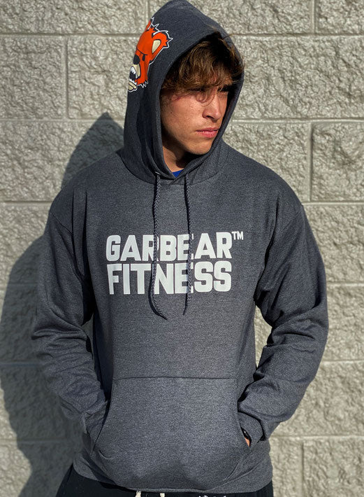 Garbear Fitness Men's Hoodies | Series 2 | Charcoal Grey
