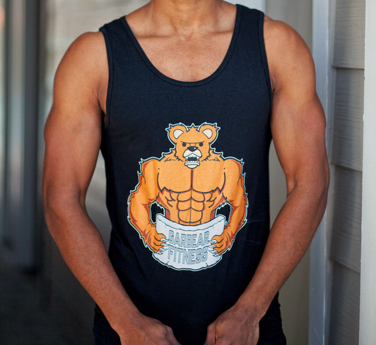 Garbear Fitness | Men's Tanks | Series 2 | Black