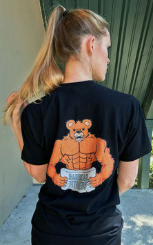 Garbear Fitness | Original Fitted T Shirt | Black