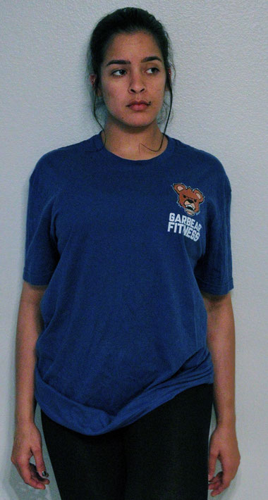 Garbear Fitness | Original Fitted T Shirt | Series 2 - Royal Blue