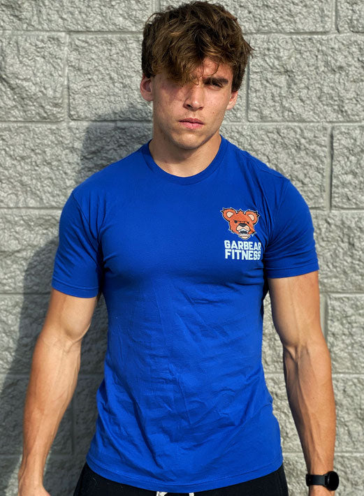 Garbear Fitness | Original Fitted T Shirt | Series 2 - Royal Blue